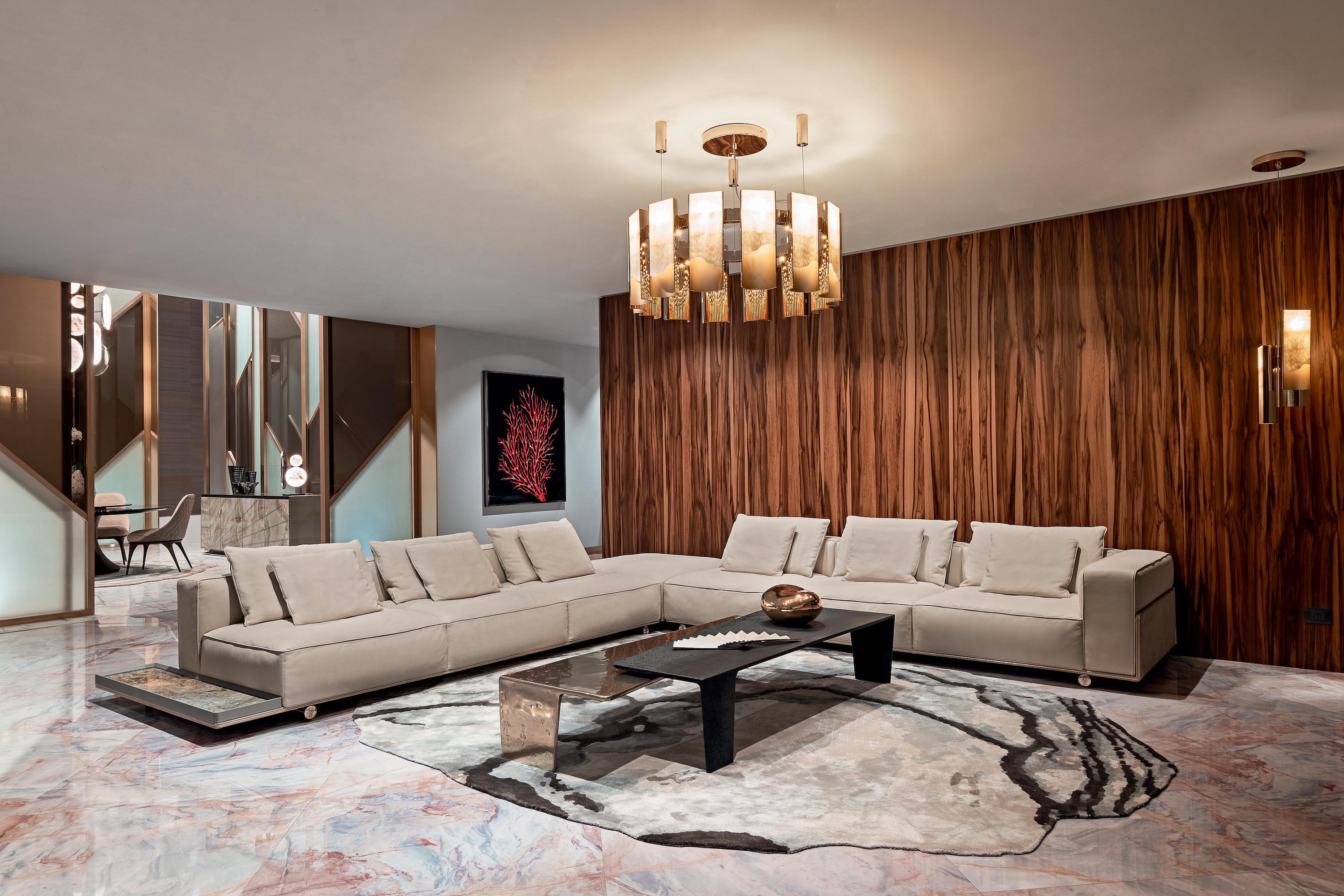 Donovan Square Sofa, Modular elements | Visionnaire Home Philosophy Academy