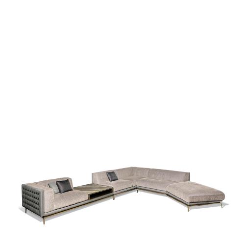  Sofa, Modular elements, Chaise-longue, Pouffe
